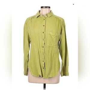 ANTHROPOLOGIE PILCRO Long Sleeve Button-Down Shirt M